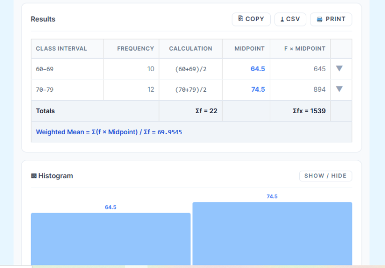 Mid Point Check Up Class Midpoint Calculator - Find Mean & Midpoints Fast