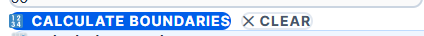 click calculate boundaries button