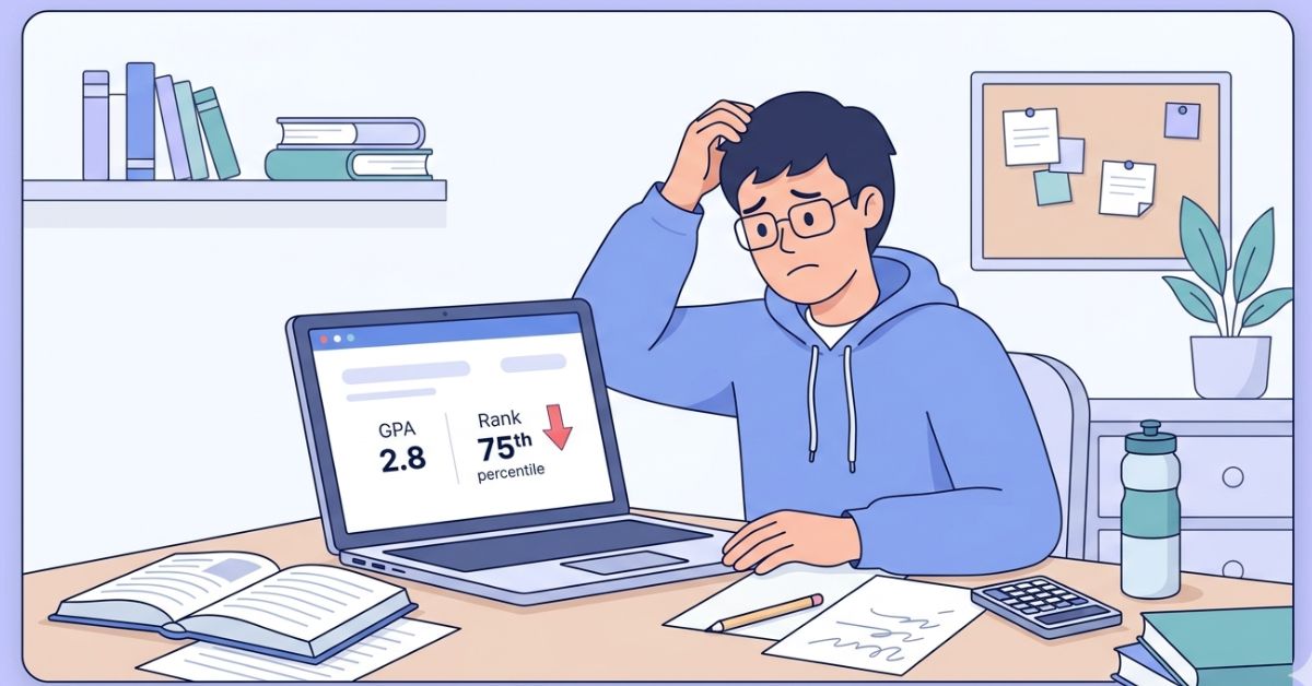 Student overwhelmed by assignments, grades, deadlines, and academic planning