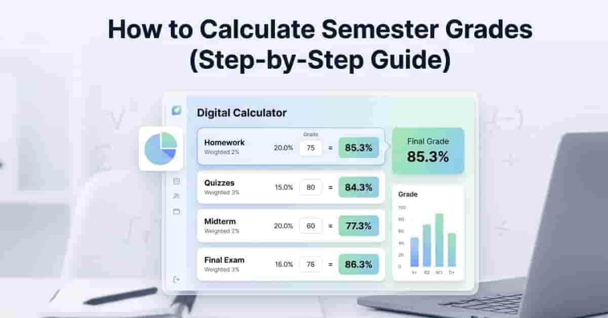 How to Calculate Semester Grades (Step-by-Step Guide)